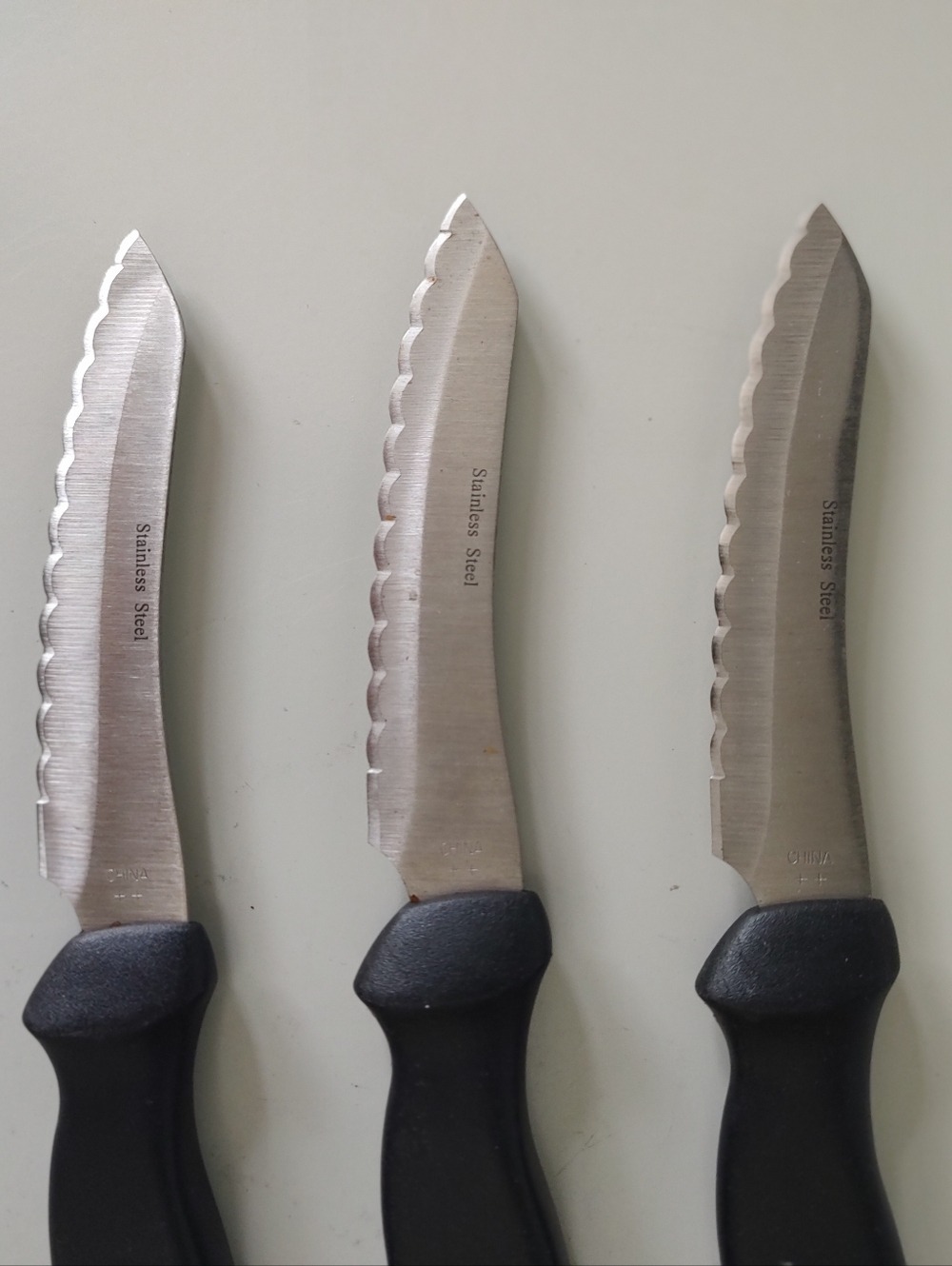 Miracle Blade 3 Steak Knives Lot Of Three Knives - Picture 6 of 7
